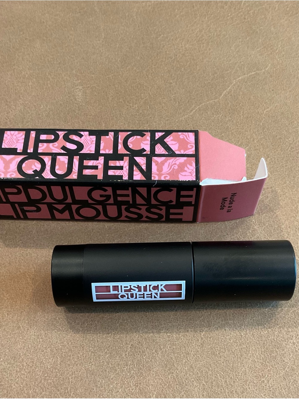 Lipstick Queen Indulgence Lip Mousse - Nude Mauve Pink-NWT